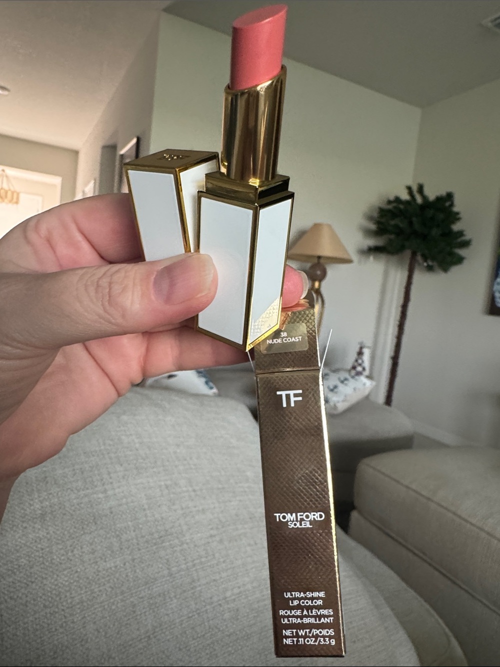Tom Ford Soleil Ultra-Shine Lip Color in Nude Coast NWT